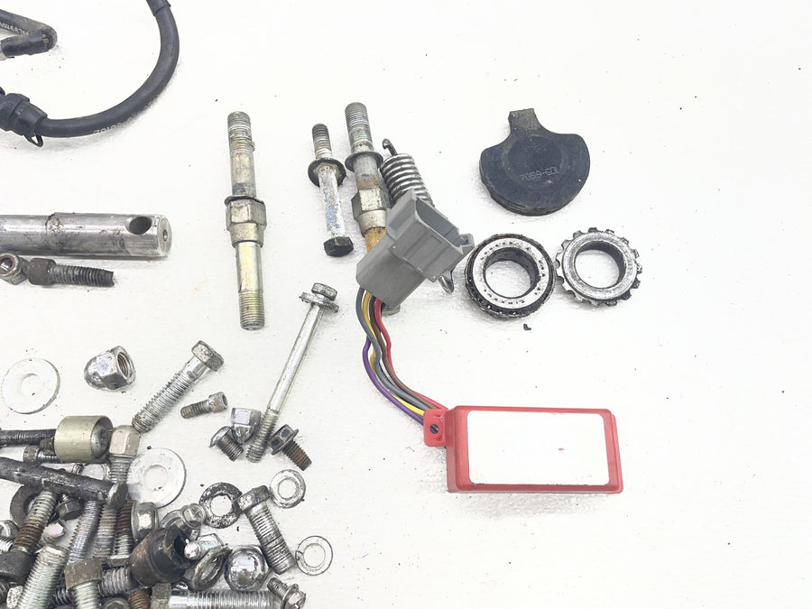93-98 HARLEY-DAVIDSON DYNA WIDE GLIDE FXDWG PARTS HARDWARE PERCH MIRROR SIGNAL