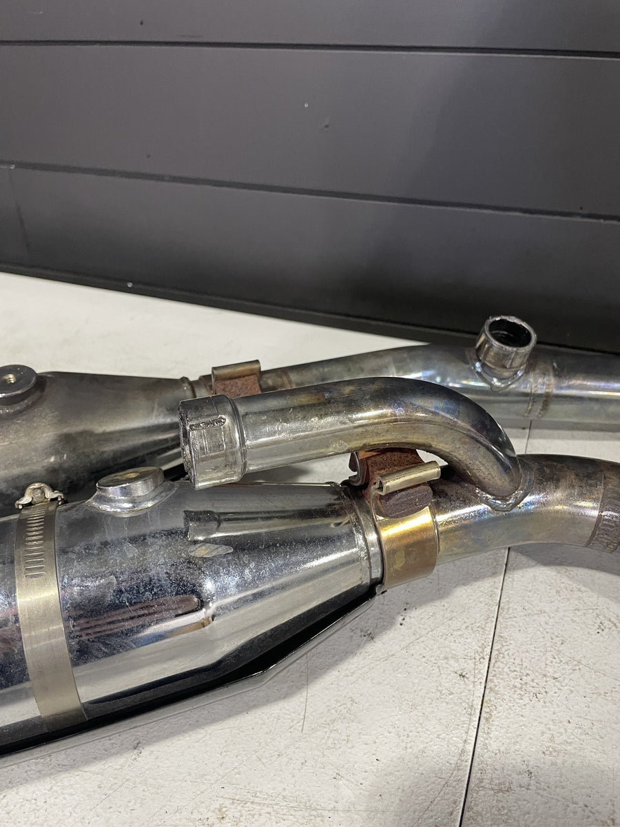 13-17 HARLEY-DAVIDSON SOFTAIL BREAKOUT MUFFLER EXHAUST SILENCER HEADERS SHIELDS