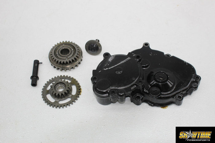 09-12 KAWASAKI NINJA ZX6R ENGINE MOTOR TIMING CHAIN COVER STARTER GEARS SET
