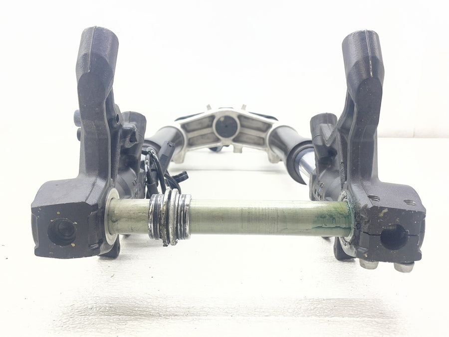 19-23 KAWASAKI NINJA ZX6R ZX636 FRONT END FORKS SUSPENSION TRIPLE TREE STRAIGHT