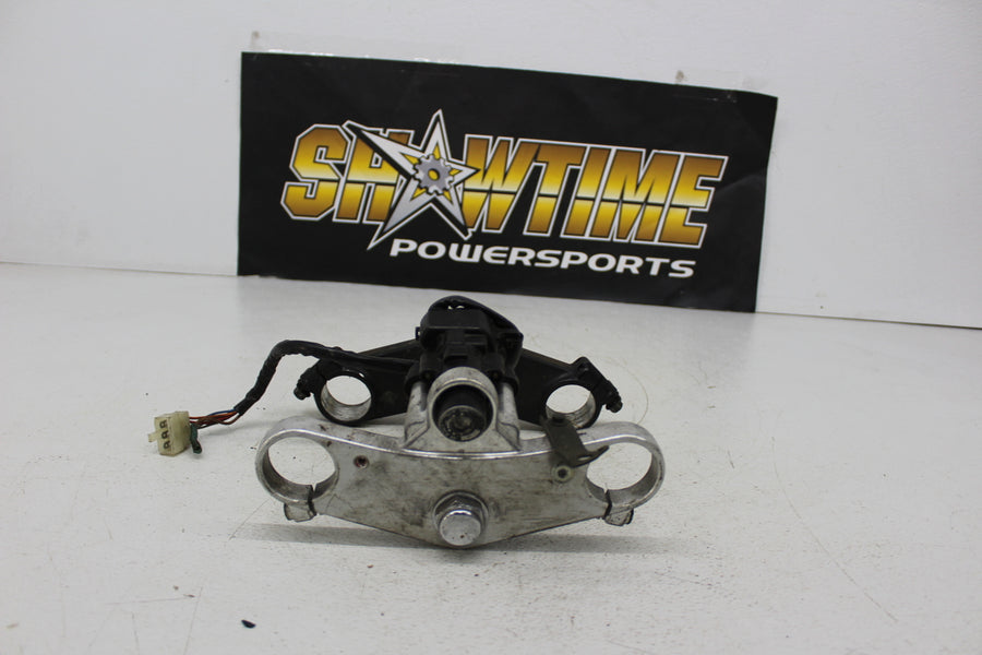 1998 KAWASAKI NINJA ZX6 ZX600E FRONT UPPER LOWER FORKS CLAMP TRIPLE TREE STEM