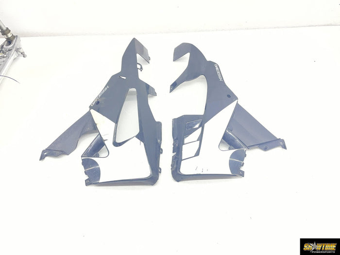 16-20 APRILIA RSV4 RR RIGHT LEFT LOWER BOTTOM BELLY SIDE FAIRING COWL PAIR