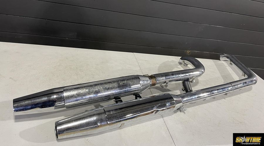 08 HARLEY-DAVIDSON SOFTAIL DELUXE FLSTN MUFFLER EXHAUST HEADER PIPES
