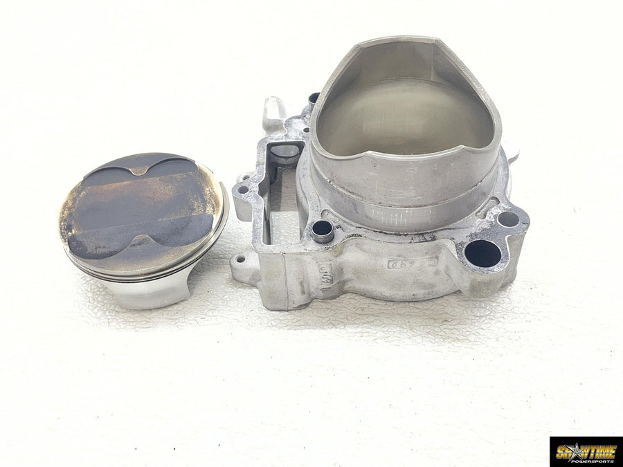 06-18 KAWASAKI KX450F KX450 ENGINE MOTOR CYLINDER BORE JUG & PISTON