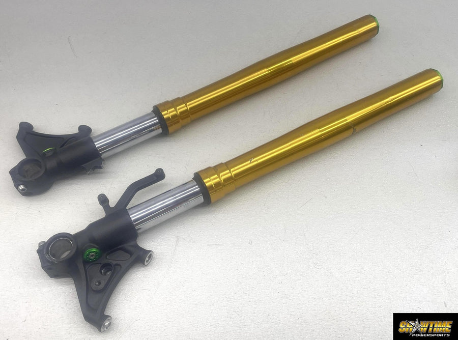 11-15 KAWASAKI NINJA ZX10R FRONT FORKS SHOCK SUSPENSION SET PAIR