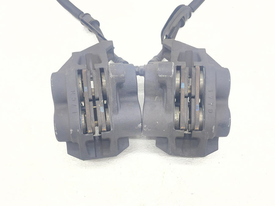 11-13 YAMAHA FZ8 RIGHT LEFT FRONT BRAKE CALIPER SET PAIR CALIPERS