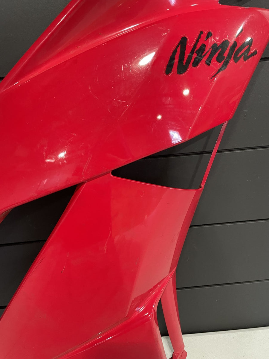 09-12 KAWASAKI NINJA ZX6R RIGHT LOWER MID UPPER SIDE FAIRING COWL