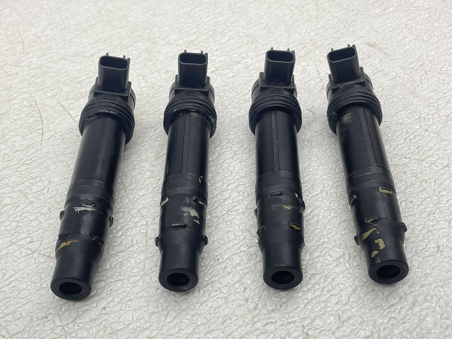07-08 KAWASAKI NINJA ZX6R IGNITION COILS COIL SPARK PLUG CAPS STICKS 21171-1282