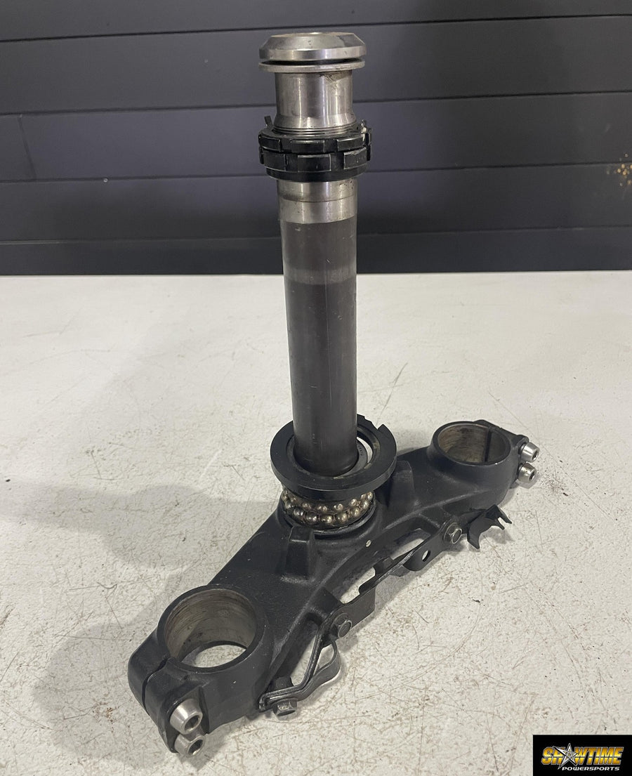 09-11 KAWASAKI NINJA 650 EX650 FRONT FORKS CLAMP LOWER TRIPLE TREE STEM