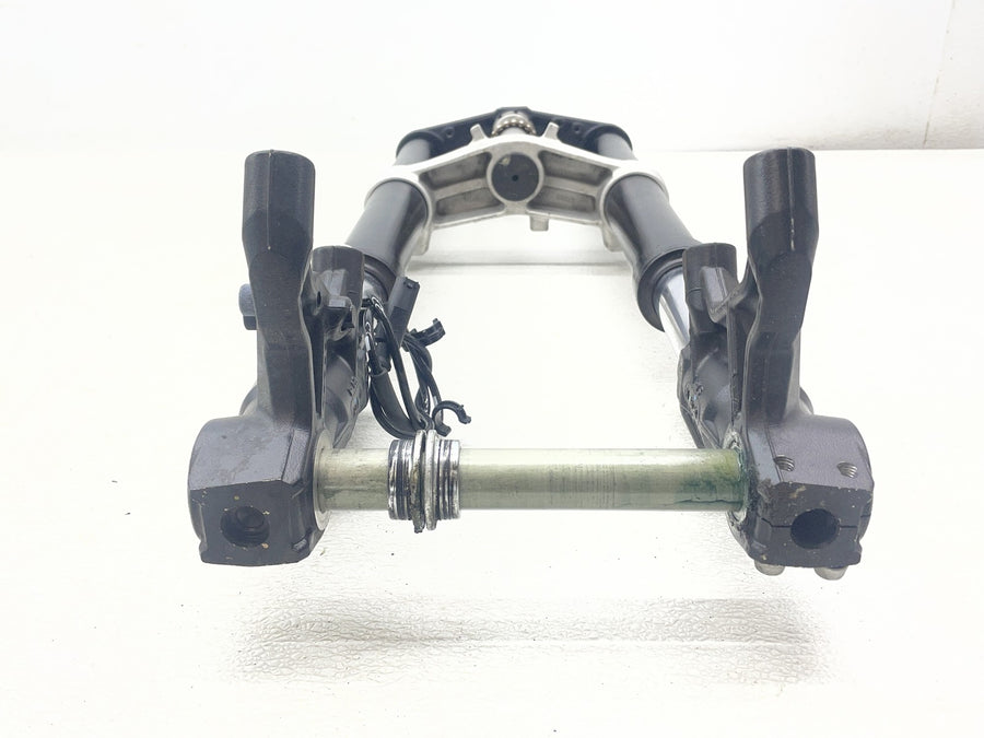 19-23 KAWASAKI NINJA ZX6R ZX636 FRONT END FORKS SUSPENSION TRIPLE TREE STRAIGHT