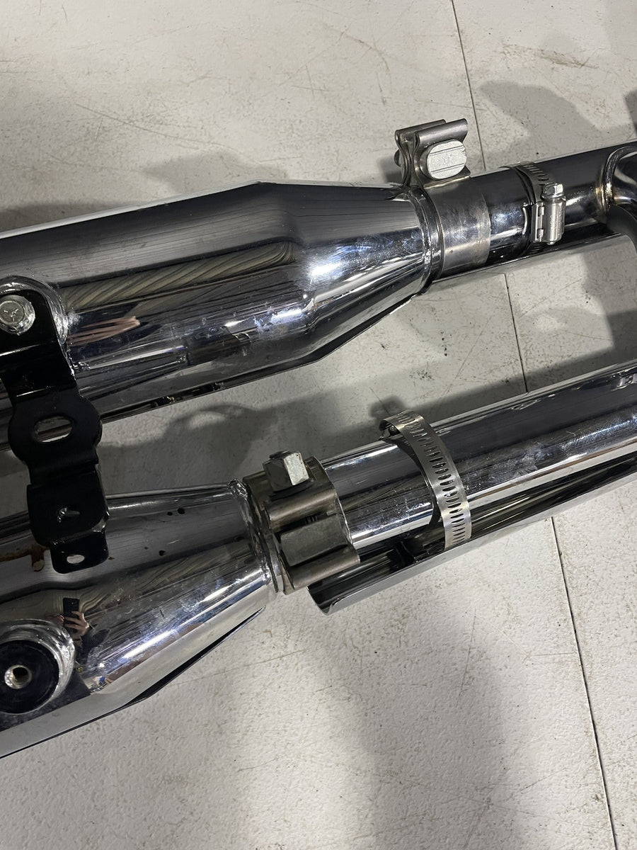 08 HARLEY-DAVIDSON SOFTAIL DELUXE FLSTN MUFFLER EXHAUST HEADER PIPES