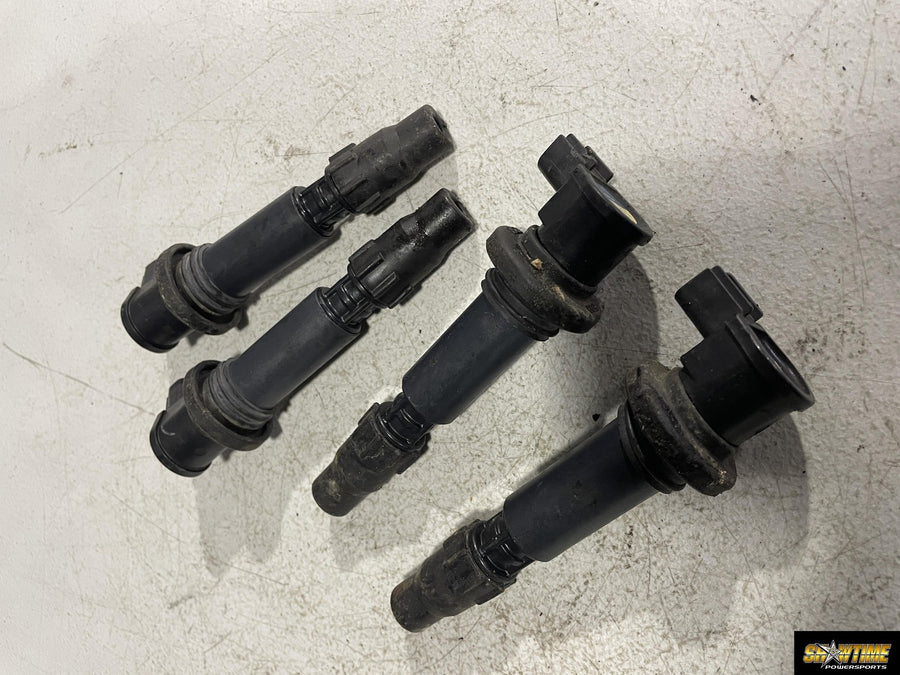 06-07 SUZUKI GSXR600 IGNITION COILS COIL SPARK PLUG CAPS 129700-5100