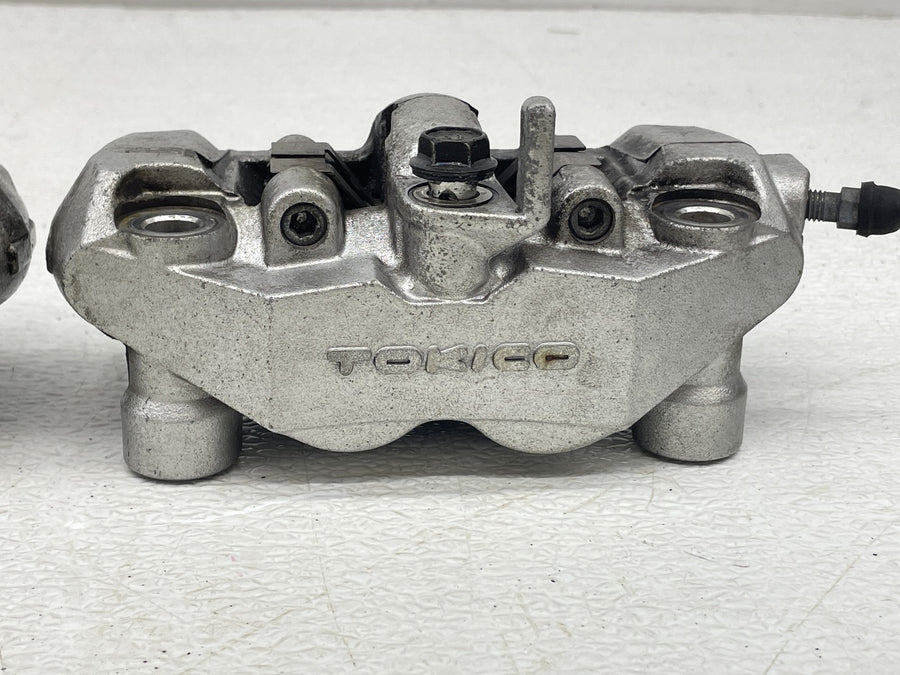 2012 SUZUKI BOULEVARD M109R RIGHT LEFT FRONT BRAKE CALIPER SET PAIR CALIPERS