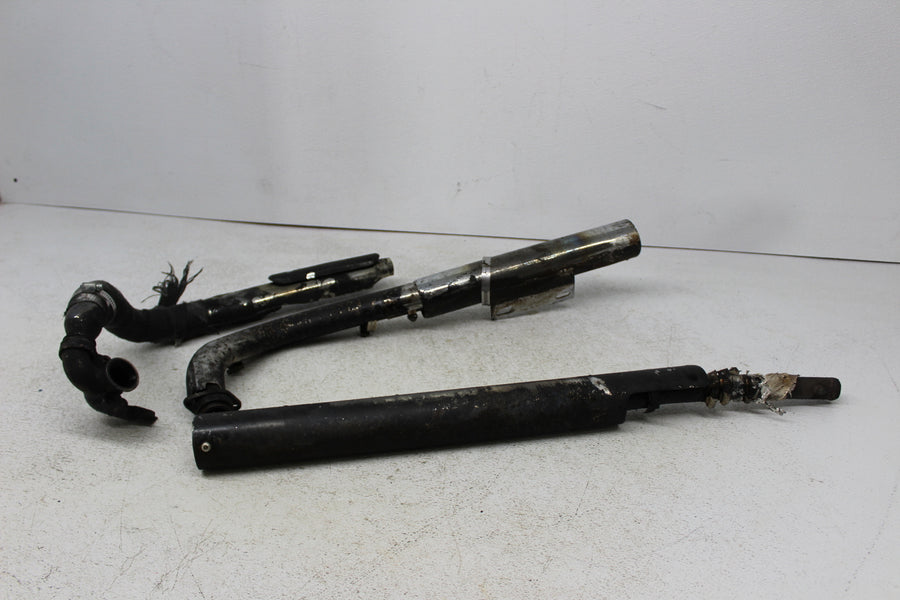 1999 YAMAHA V STAR 650 XVS650 CUSTOM FULL EXHAUST SYSTEM HEADERS HEAD PIPE