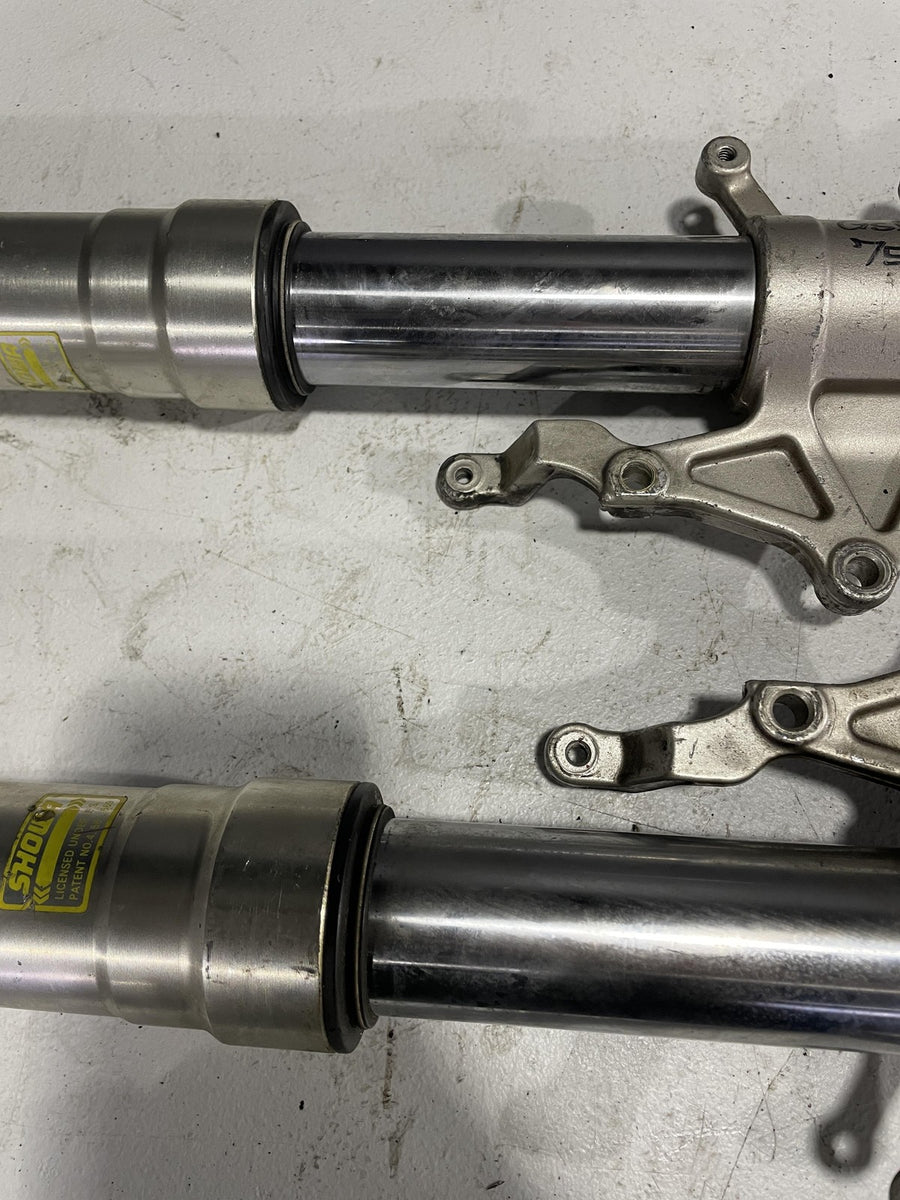 00-03 SUZUKI GSXR750 FRONT FORKS SHOCK SUSPENSION SET PAIR