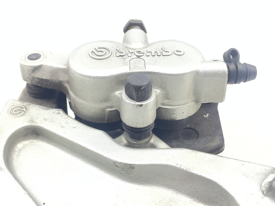 04-06 VICTORY KINGPIN BREMBO REAR BACK BRAKE CALIPER W MOUNT BRACKET 1910619