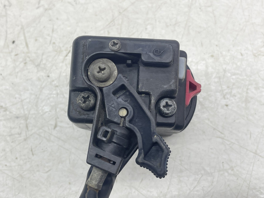 05-09 KAWASAKI BRUTE FORCE 750 KVF750 THUMB THROTTLE LEFT KILL SWITCH W CABLE