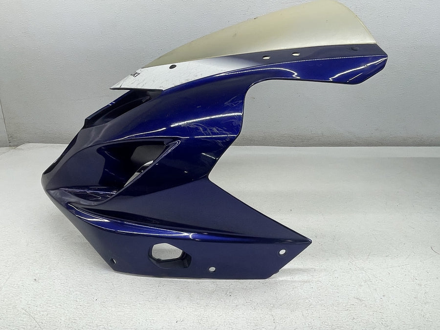 04-05 SUZUKI GSXR750 FRONT UPPER NOSE FAIRING COWL SHROUD WINDSHIELD