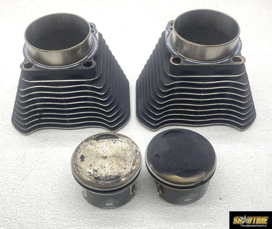 04-06 HARLEY-DAVIDSON SPORTSTER XL1200 FRONT REAR ENGINE PISTON CYLINDERS