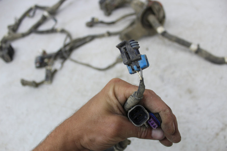 22 POLARIS RZR XP 1000 MAIN ENGINE WIRING HARNESS MOTOR WIRE LOOM (DAMAGE)