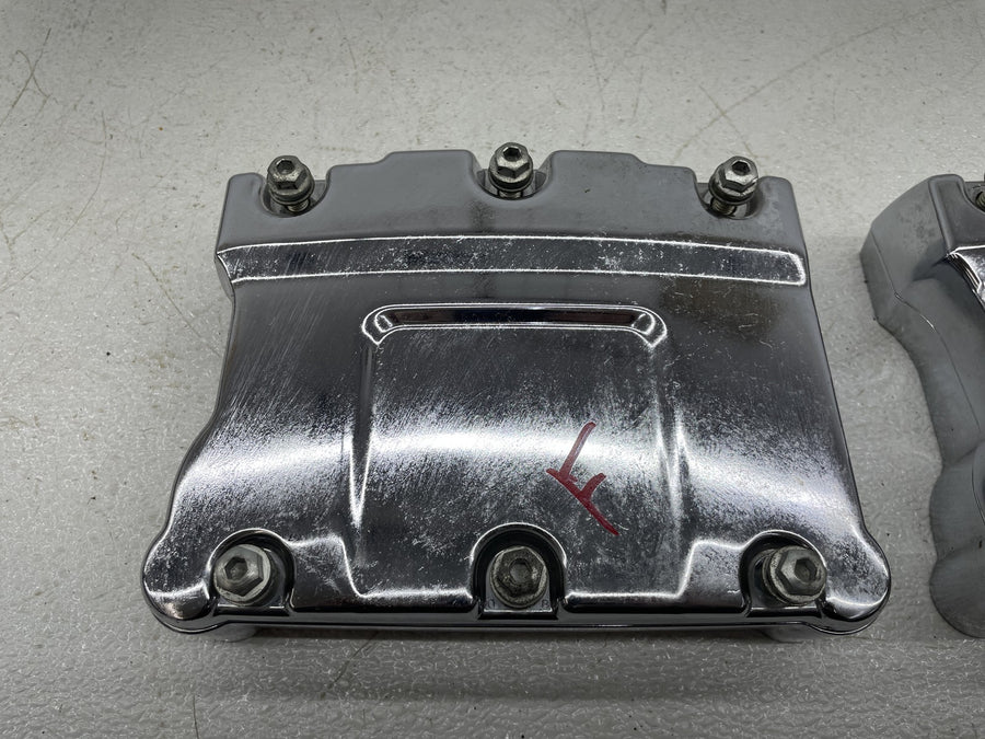 07-11 HARLEY-DAVIDSON ROAD KING CLASSIC TWIN CAM 96CI ENGINE ROCKER BOXES PAIR