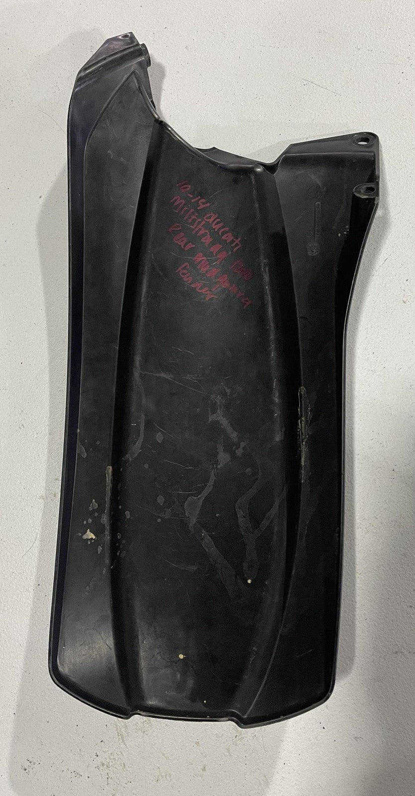 10-14 DUCATI MULTISTRADA 1200 REAR BACK FENDER MUD GUARD