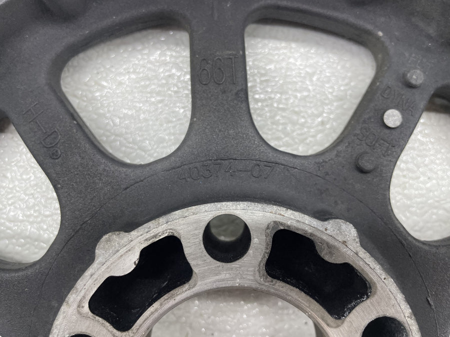 06-11 HARLEY-DAVIDSON DYNA LOW RIDER FXDL REAR BACK DRIVE PULLEY SPROCKET