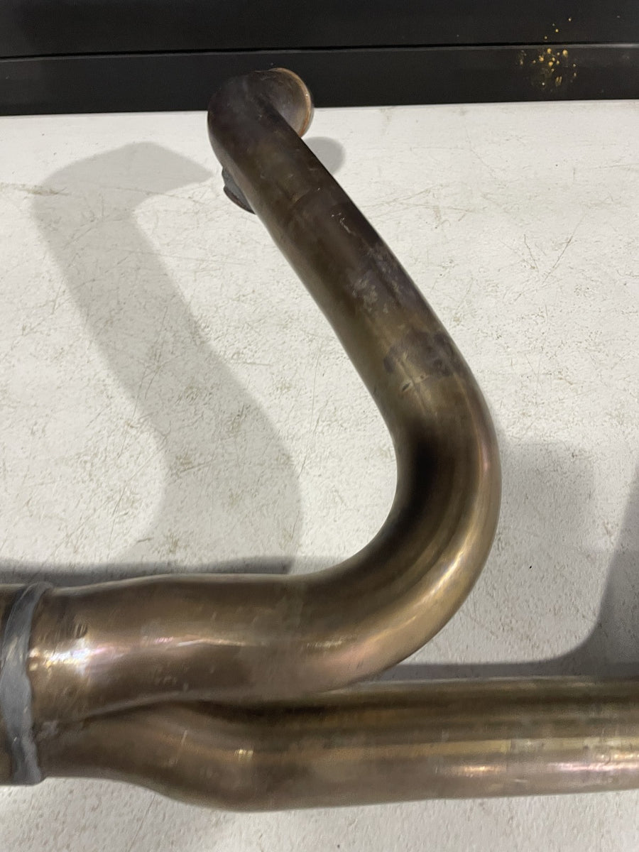 17-23 HARLEY-DAVIDSON STREET GLIDE FLHX EXHAUST HEADERS PIPES SHIELDS CROSSOVER