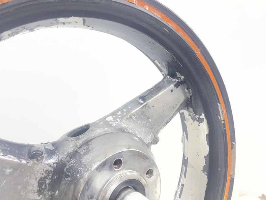 02-05 KAWASAKI NINJA ZX12R FRONT WHEEL RIM STRAIGHT