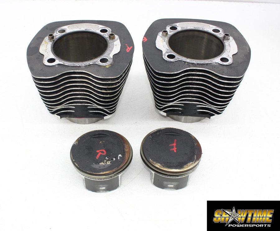 07-11 HARLEY-DAVIDSON ELECTRA GLIDE FLHTCUI 96CI ENGINE CYLINDERS PISTONS BLOCK