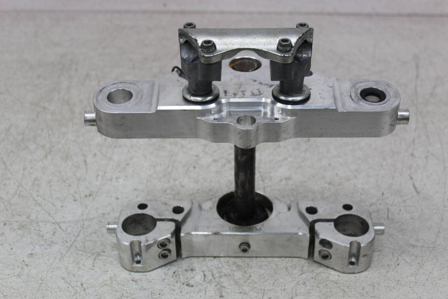 07-11 HARLEY-DAVIDSON FLHX BILLET TRIPLE TREE UPPER LOWER 6 DEG FORKS CLAMP