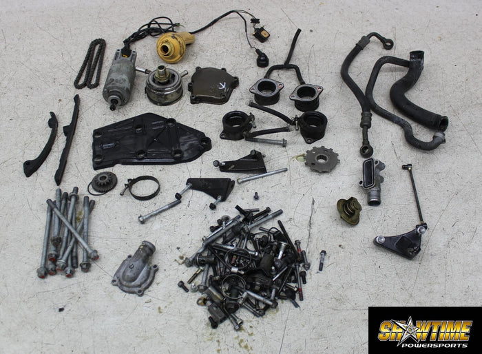 00-02 KAWASAKI NINJA ZX6R ENGINE MOTOR PARTS AND HARDWARE NUTS BOLTS