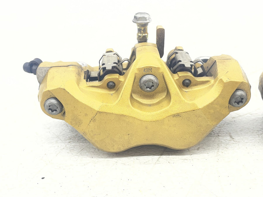 04-05 KAWASAKI NINJA ZX10R RIGHT LEFT FRONT BRAKE CALIPER SET PAIR CALIPERS
