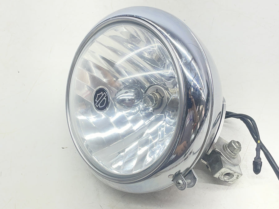 07-11 HARLEY-DAVIDSON SOFTAIL FAT BOY FLSTF HEADLIGHT HEAD LAMP LIGHT BUCKET