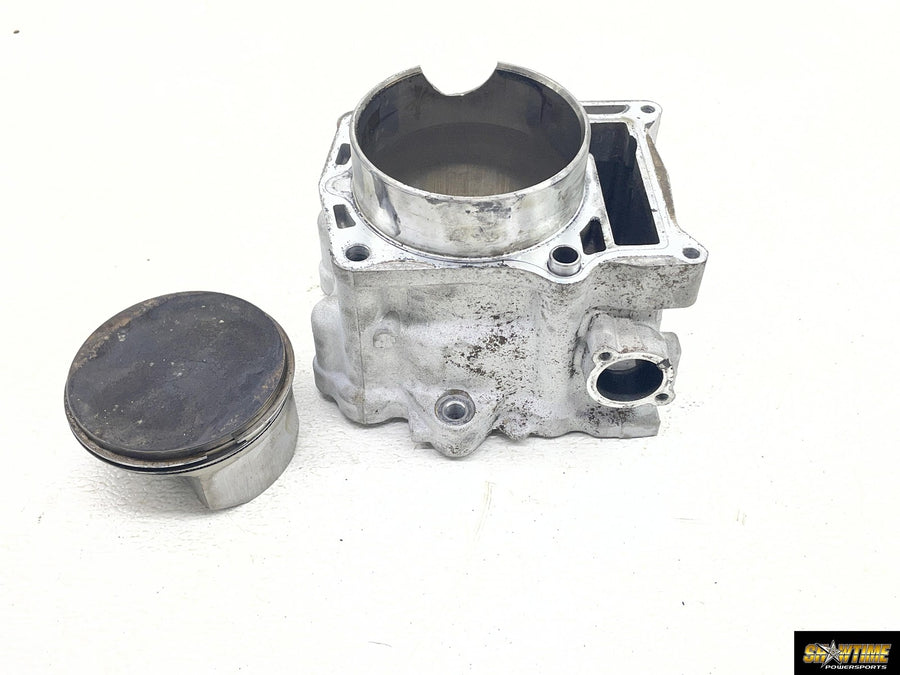 07-13 YAMAHA GRIZZLY 700 YFM700 ENGINE CYLINDER PISTON BLOCK JUG BARREL