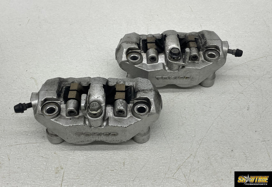 2012 SUZUKI BOULEVARD M109R RIGHT LEFT FRONT BRAKE CALIPER SET PAIR CALIPERS