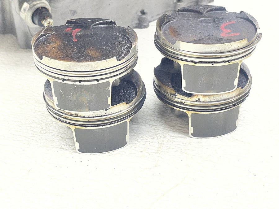 13-18 KAWASAKI NINJA ZX6R 636 ENGINE CRANKCASE CRANK CASE BLOCK CYLINDERS PISTON