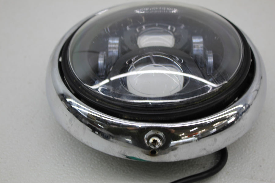 00-06 HARLEY-DAVIDSON ROAD KING CLASSIC FLHRCI SINGLE HEADLIGHT HEAD LIGHT (READ