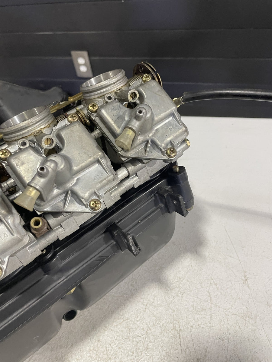 98-02 KAWASAKI NINJA ZX6R CARBS CARBURETORS AIRBOX TPS