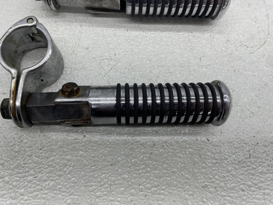 89-91 HARLEY-DAVIDSON ELECTRA GLIDE CLASSIC FLHTC FRONT HIGHWAY FOOTPEGS PAIR