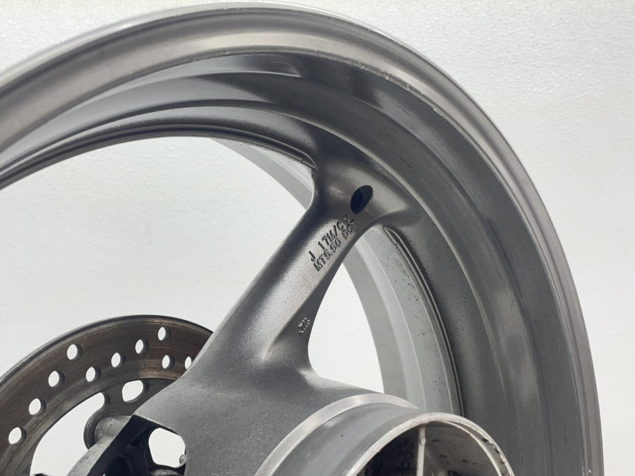 11-26 SUZUKI GSXR600 GSXR750 REAR BACK WHEEL RIM STRAIGHT 17X5.50