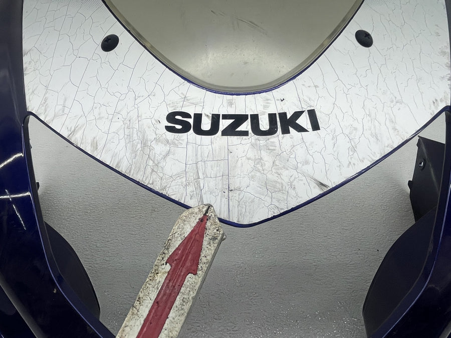 04-05 SUZUKI GSXR750 FRONT UPPER NOSE FAIRING COWL SHROUD WINDSHIELD