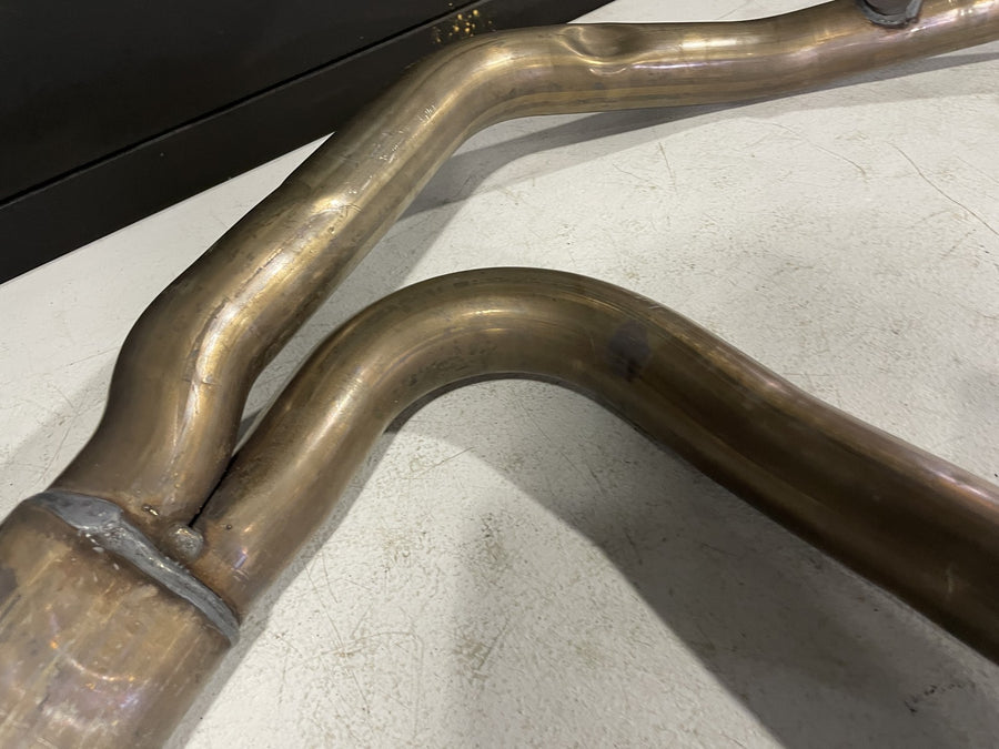 17-23 HARLEY-DAVIDSON STREET GLIDE FLHX EXHAUST HEADERS PIPES SHIELDS CROSSOVER