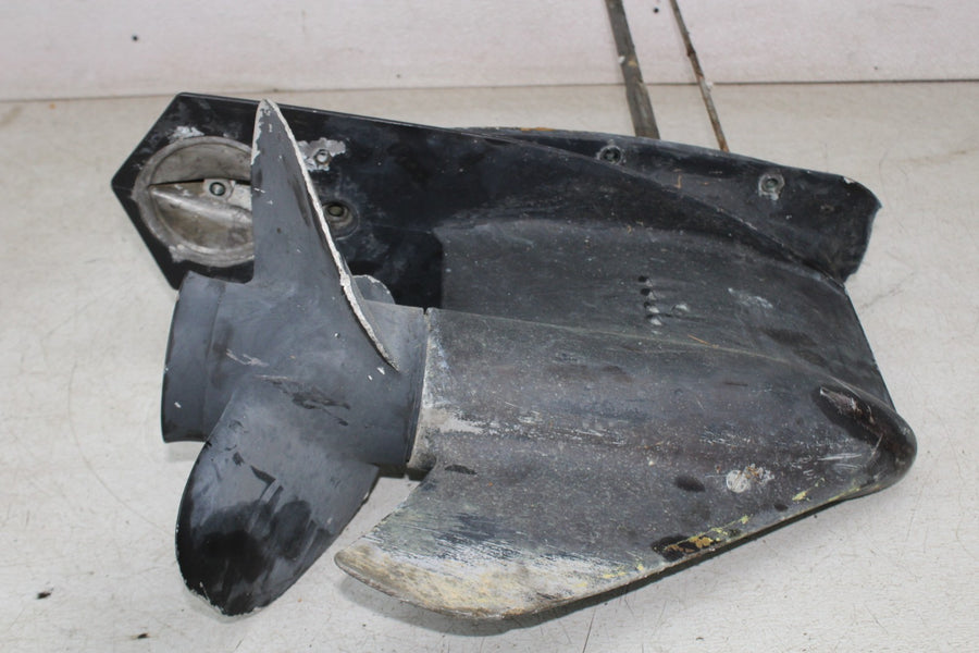 1999 JOHNSON 115 V4 OUTBOARD LOWER ENGINE UNIT GEAR CASE (SEE DESCP