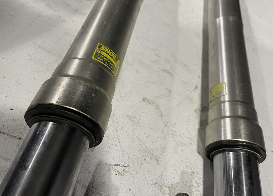 00-03 SUZUKI GSXR750 FRONT FORKS SHOCK SUSPENSION SET PAIR