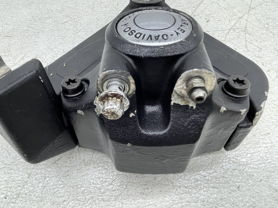 87-92 HARLEY-DAVIDSON LOW RIDER FXLR REAR BACK BRAKE CALIPER W MOUNT BRACKET
