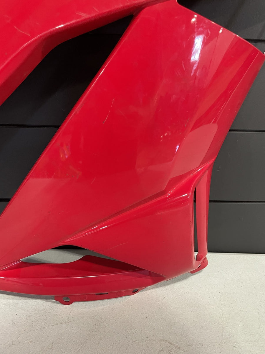 09-12 KAWASAKI NINJA ZX6R RIGHT LOWER MID UPPER SIDE FAIRING COWL