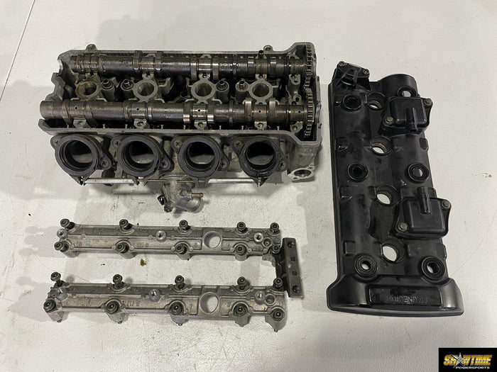00-03 SUZUKI GSXR750 ENGINE TOP END CYLINDER HEAD CAMSHAFT CAMS VALVES