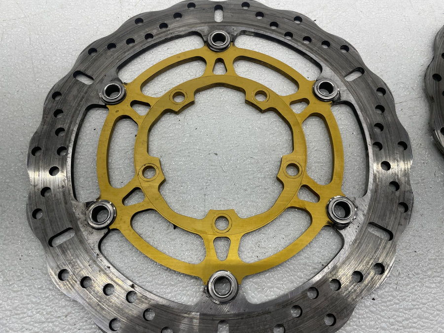 06-07 SUZUKI GSXR600 EBC FLOATING FRONT LEFT RIGHT BRAKE ROTORS DISCS PAIR