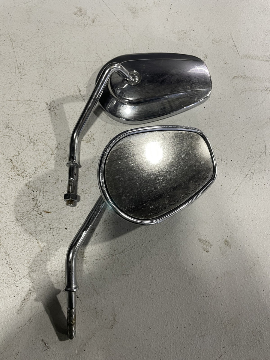 07-11 HARLEY-DAVIDSON STREET GLIDE FLHX REAR VIEW MIRROR SET PAIR MIRRORS
